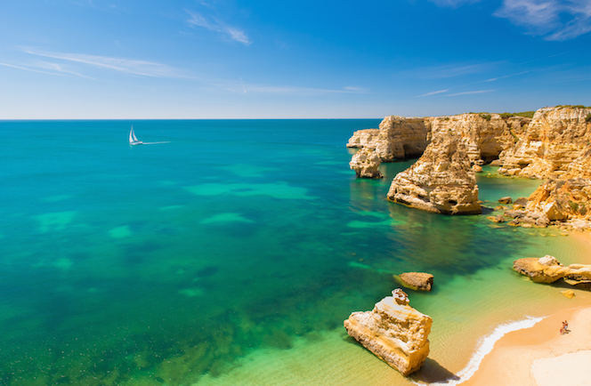 Praia da Marinha Strand Vakantie Algarve