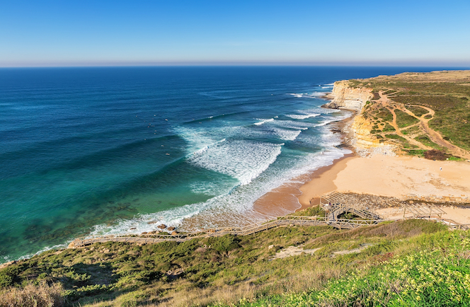 Stranden in de omgeving van Lissabon - Praia Ribeira d'Ilhas