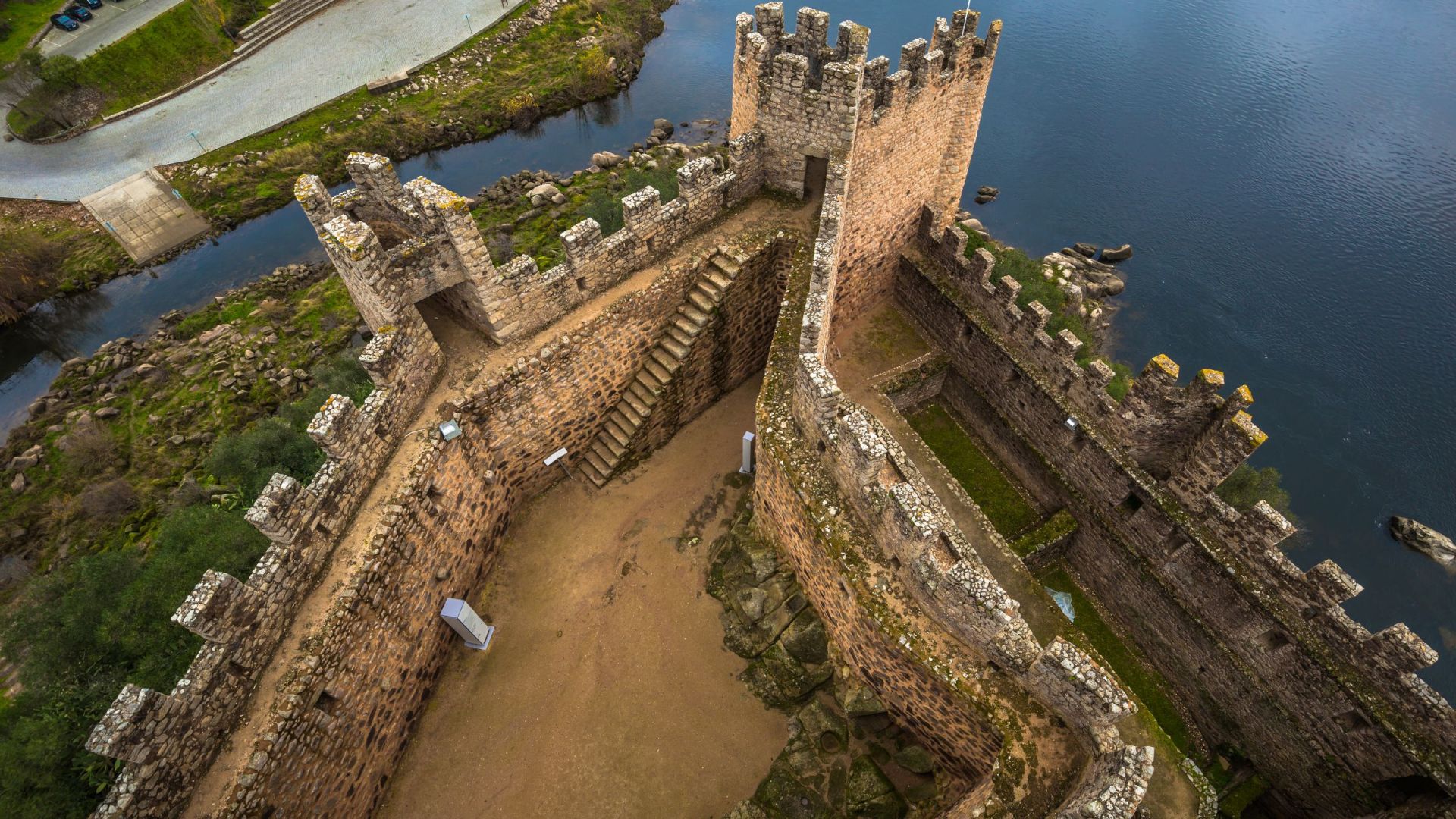 Het Almourol kasteel