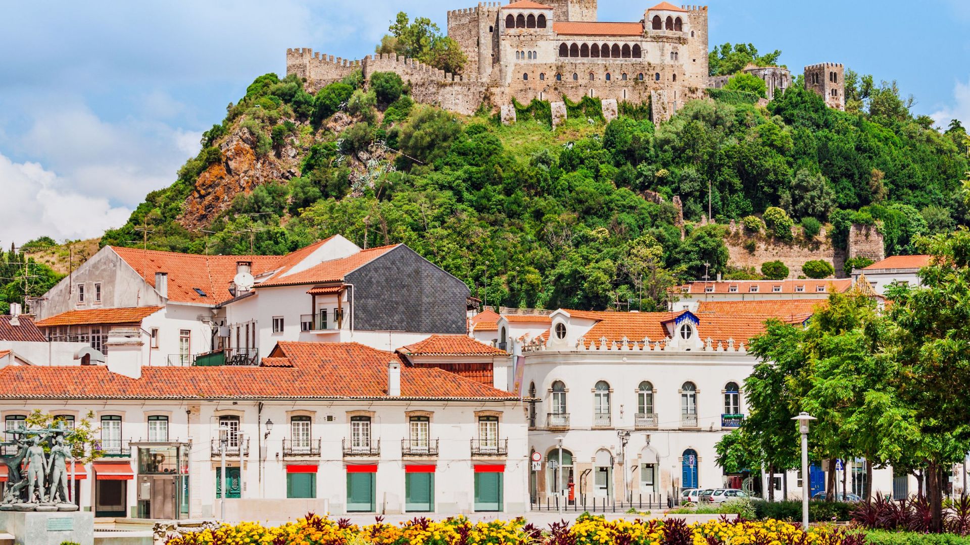 Het Leiria kasteel