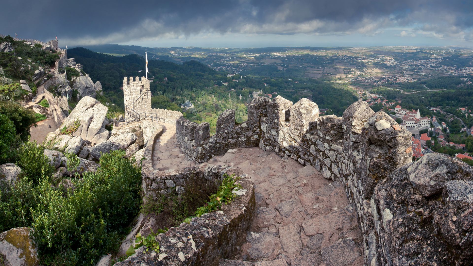 Het kasteel van de Moren in Sintra 