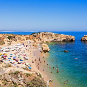 Praia de São Rafael  Strand Albufeira Portugal