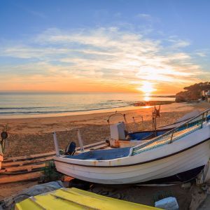 Praia dos Pescadores Strand Albufeira Portugal