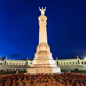 Avond in Fatima Portugal