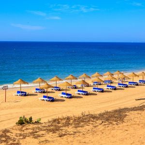 Strand Vakantie Quarteira Algarve Portugal