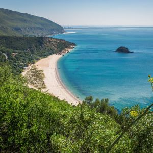 Strand Setubal Natuurpark Serra da Arrábida Portugal