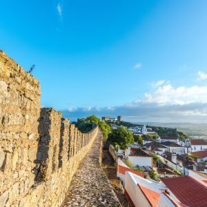 Obidos Portugal uitzicht