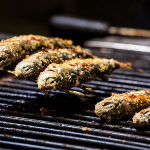 Gegrilde sardines Portugal