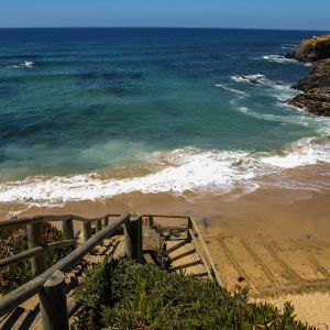 Vila Nova de Milfontes baai Portugal